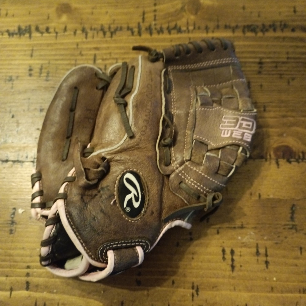 Rawlings PL110 Fastback 11 Inch Baseball Glove Left Hand Throw Brown Pink a1